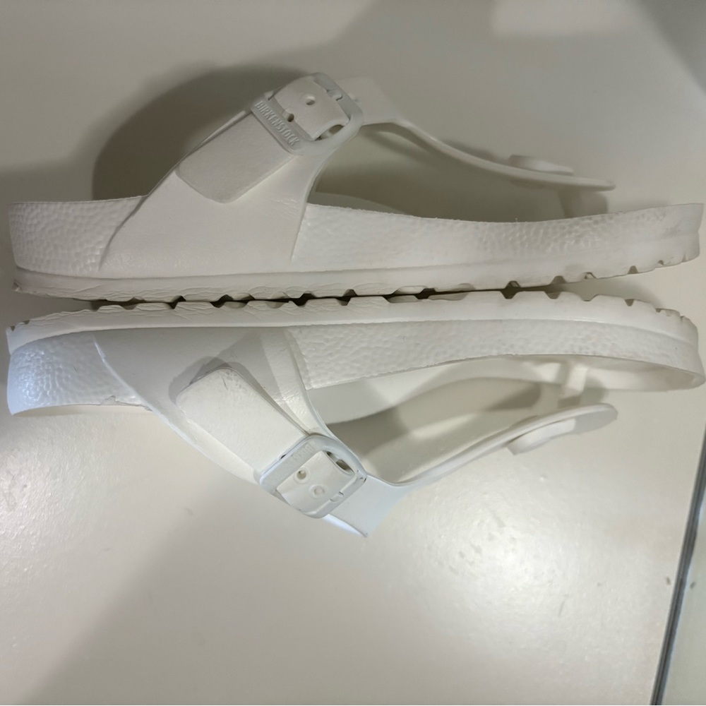 Birkenstock Gizeh EVA White Women's 37 gently worn - Picture 4 of 4